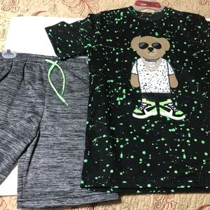 Boys two piece short set